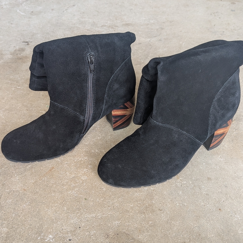 Black Suede Ankle Boots